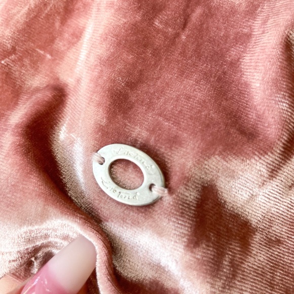 Dusty Pink Crushed Velvet Top - Picture 4 of 6